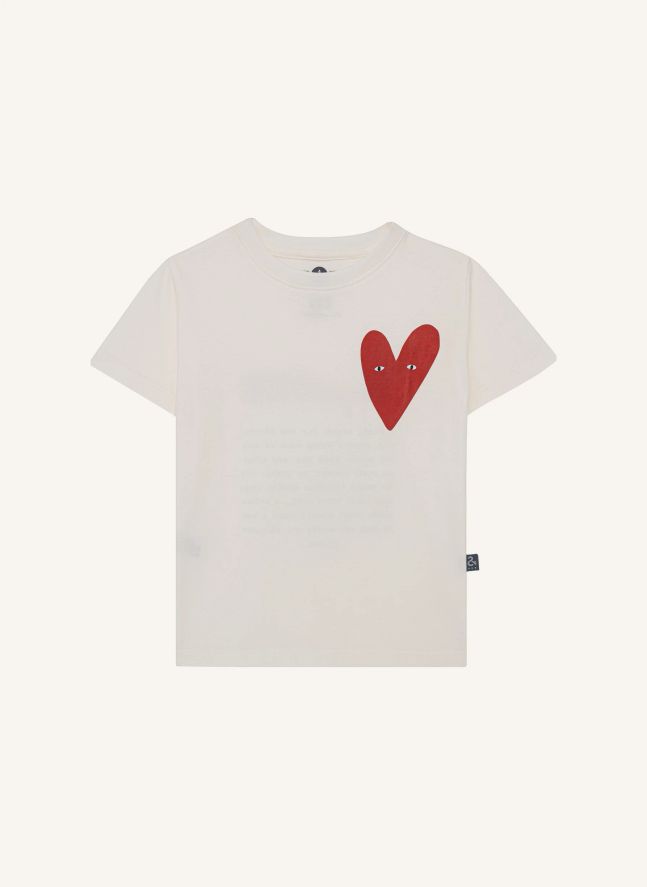 T-shirt Cœur | Crème