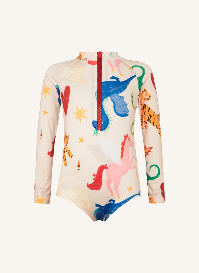 Maillot de Bain Manches Longues Imagination | Crème