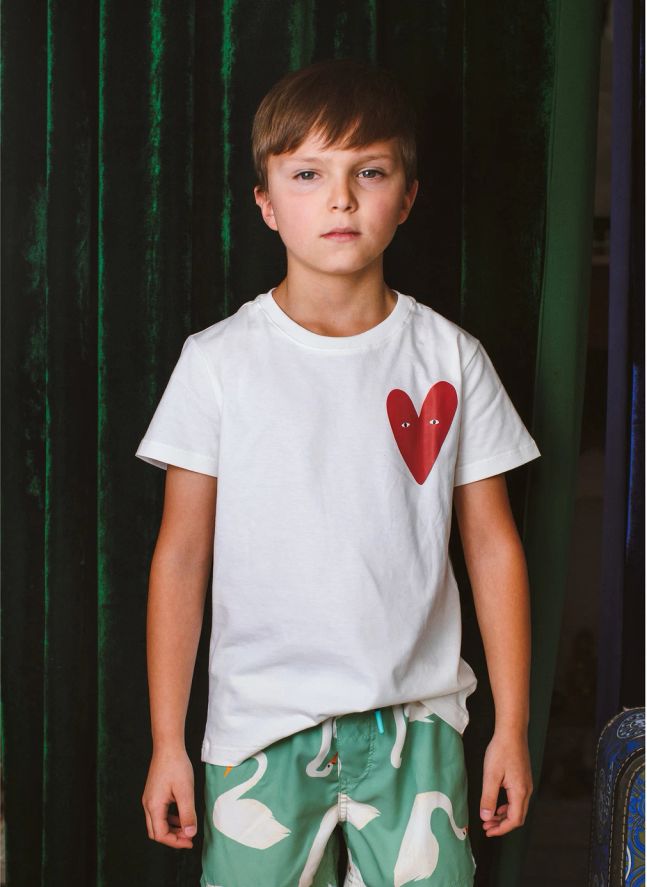 Short de Bain Cygnes | Vert