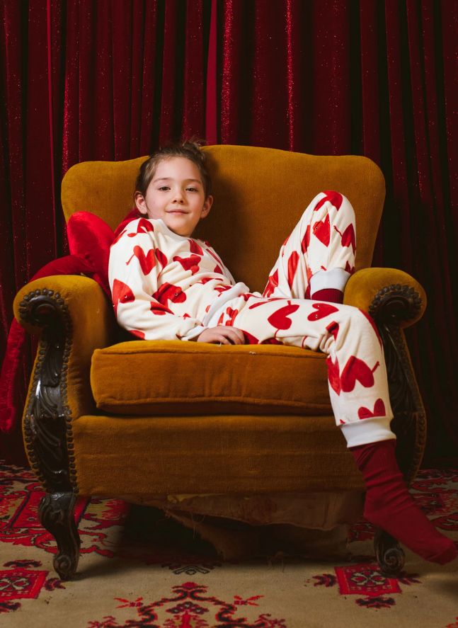 Pyjama Cœurs | Crème