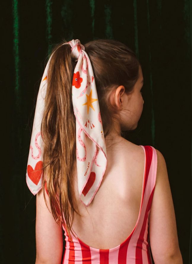Foulard Cygnes | Crème