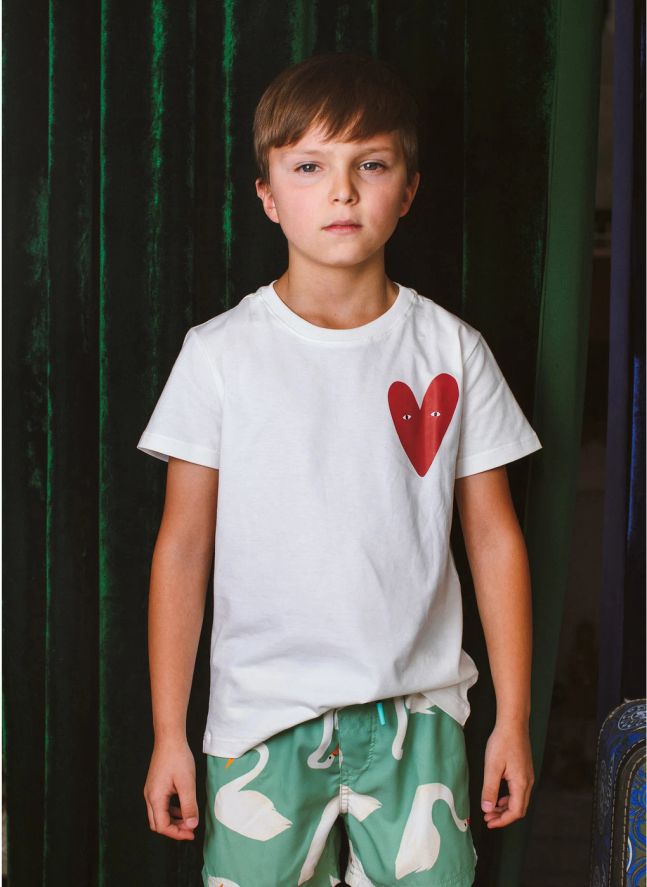 T-shirt Cœur | Crème