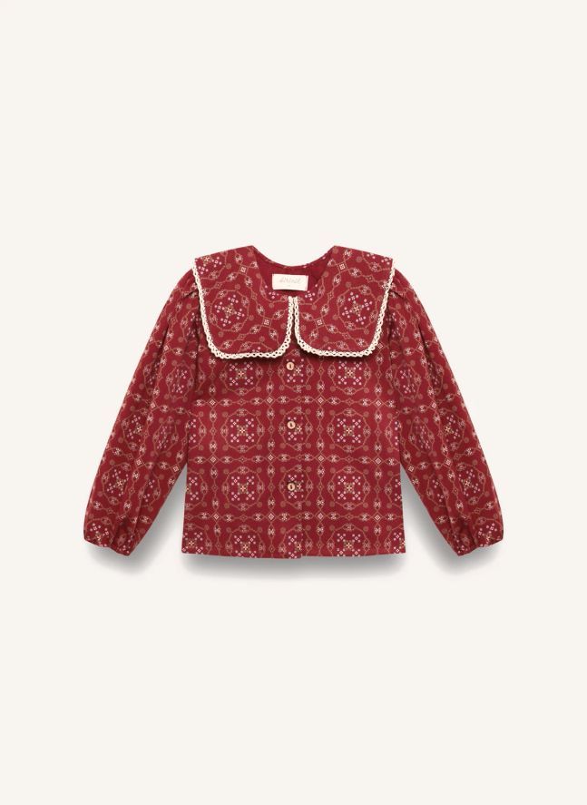 Chemisier Ribera Coton Bio | Bordeaux