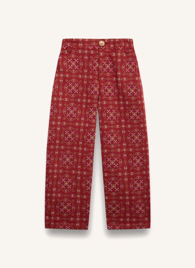 Pantalon Ribera Coton Bio | Bordeaux
