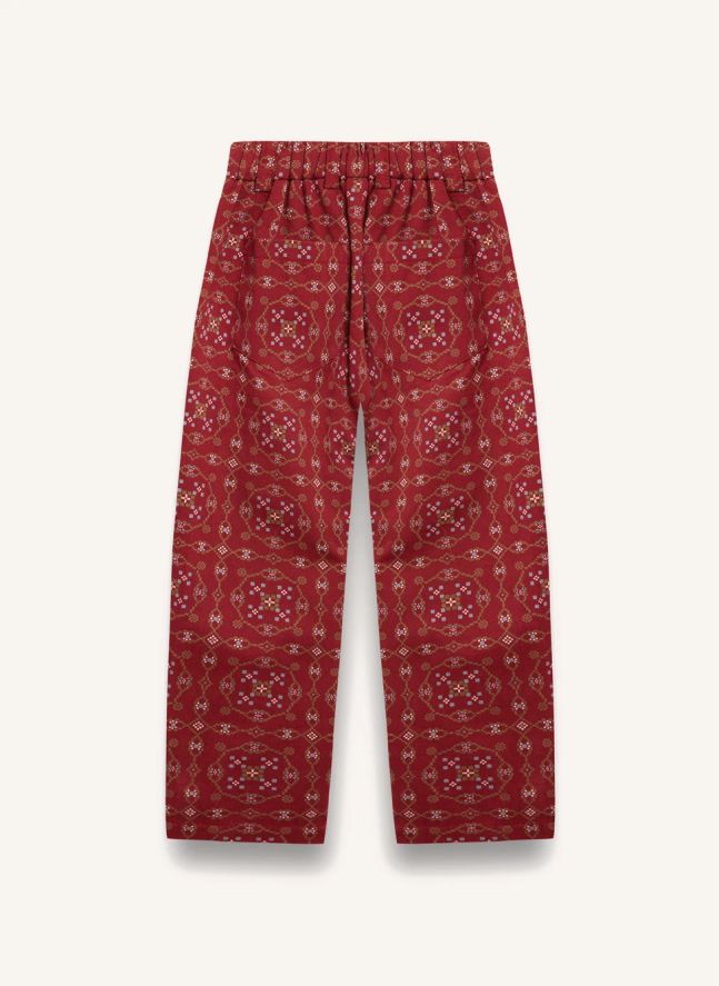 Pantalon Ribera Coton Bio | Bordeaux