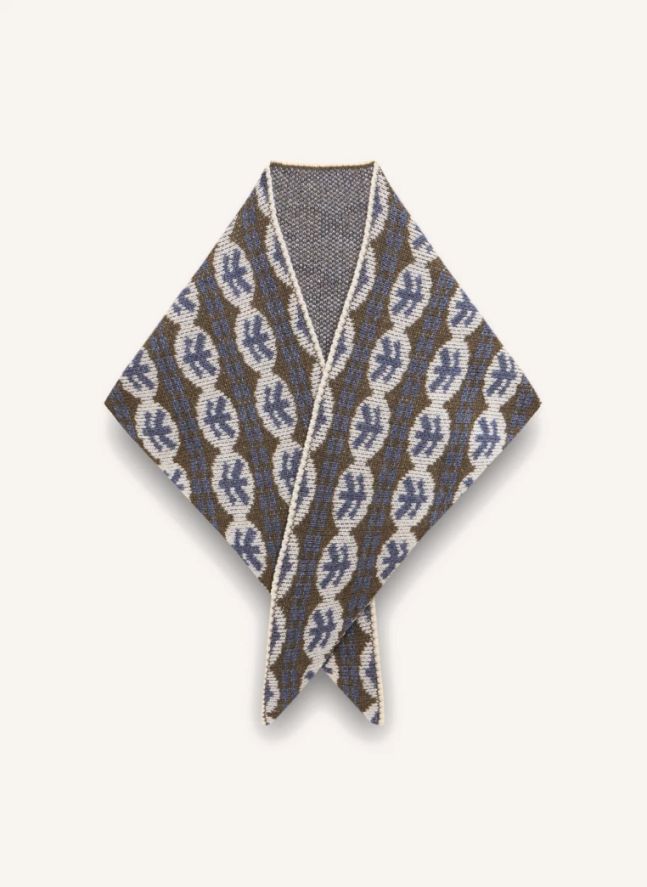 Echarpe Julieta Laine Merinos | Bleu
