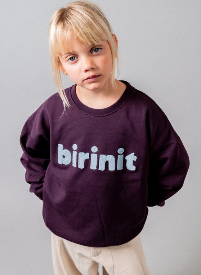 Sweat Birinit Coton Bio | Prune