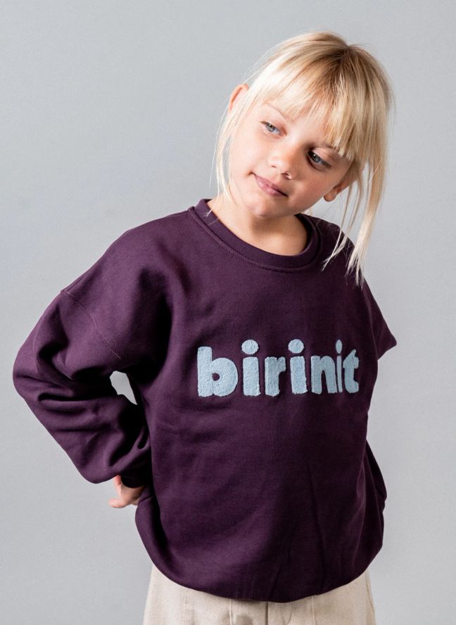 Sweat Birinit Coton Bio | Prune