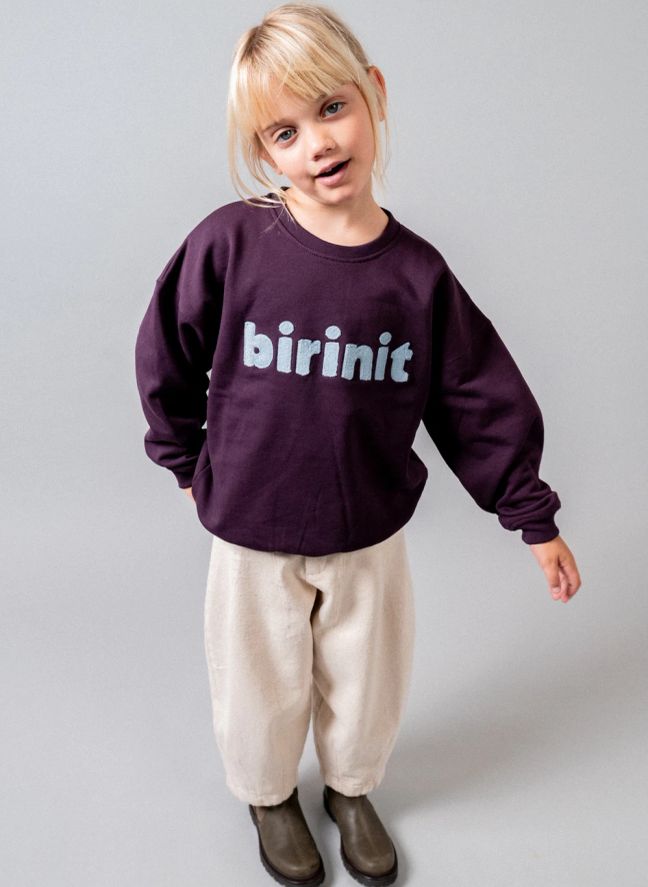 Sweat Birinit Coton Bio | Prune