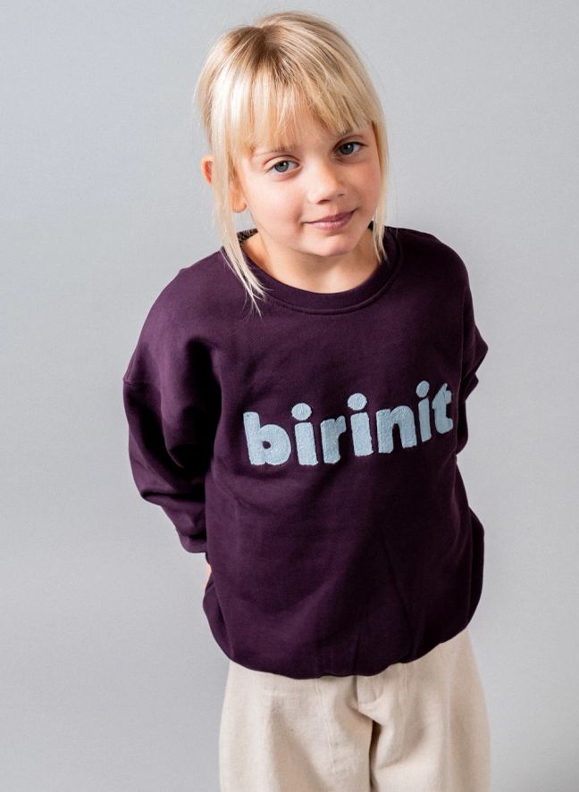 Sweat Birinit Coton Bio | Prune