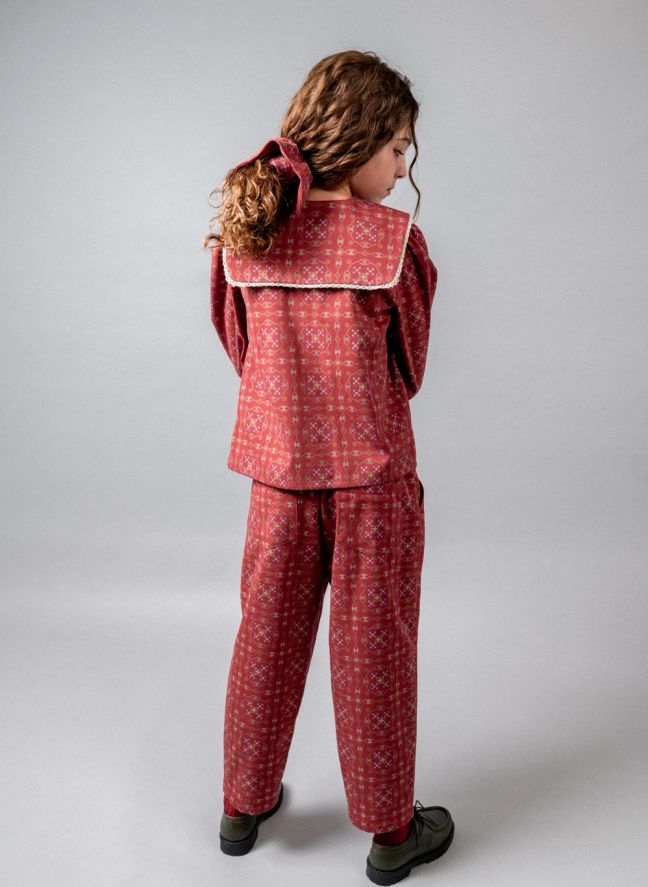 Chemisier Ribera Coton Bio | Bordeaux