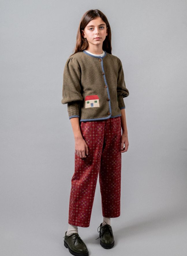 Pantalon Ribera Coton Bio | Bordeaux
