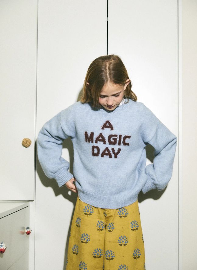 Pull A Magic Day | Bleu pâle