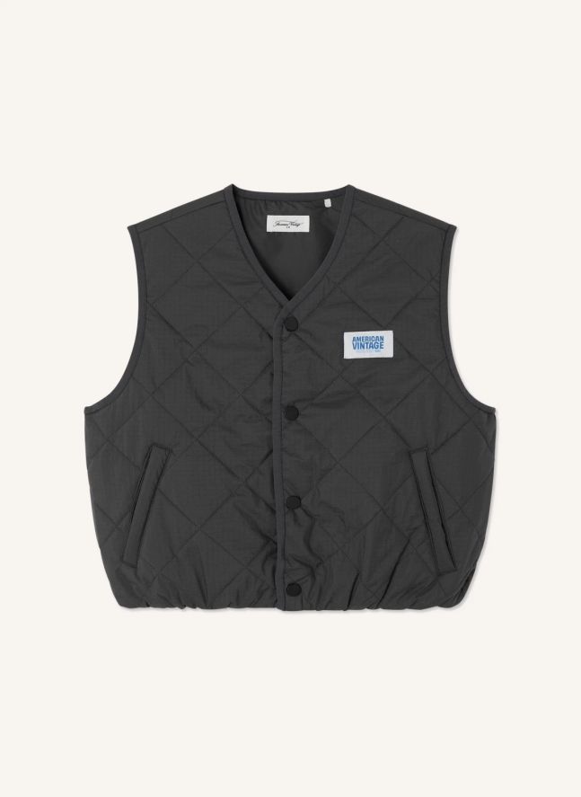 Veste Sans Manches Yupibam Fibres Recyclées | Gris anthracite