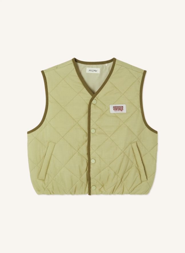 Veste Sans Manches Yupibam Fibres Recyclées | Vert clair