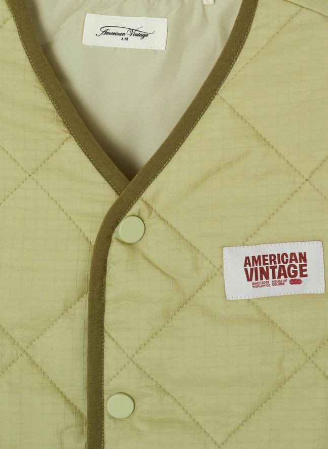 Veste Sans Manches Yupibam Fibres Recyclées | Vert clair