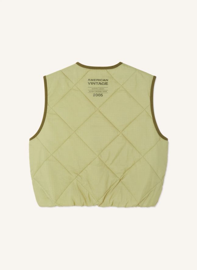 Veste Sans Manches Yupibam Fibres Recyclées | Vert clair