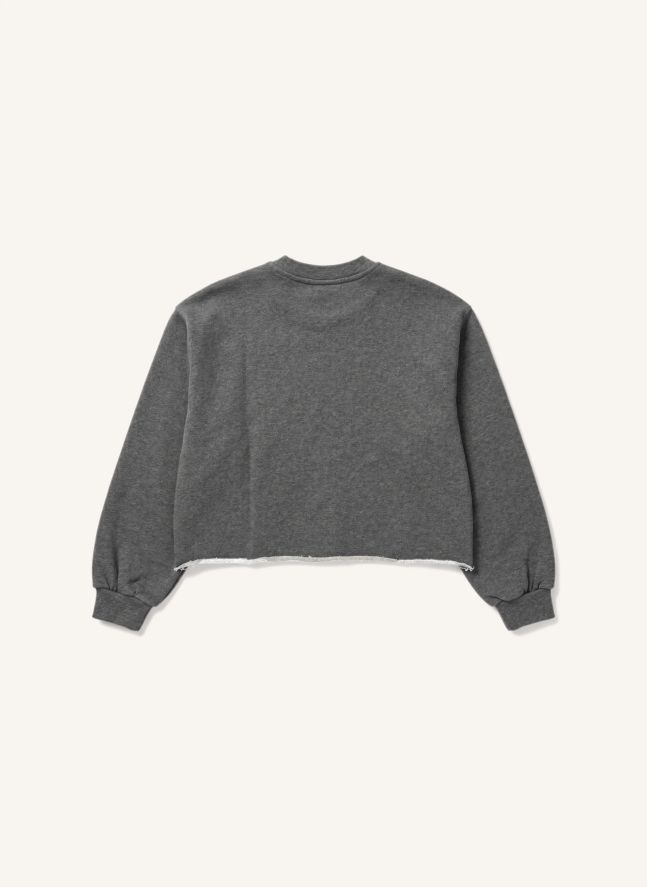 Sweat Kensington Coton Bio | Gris chiné