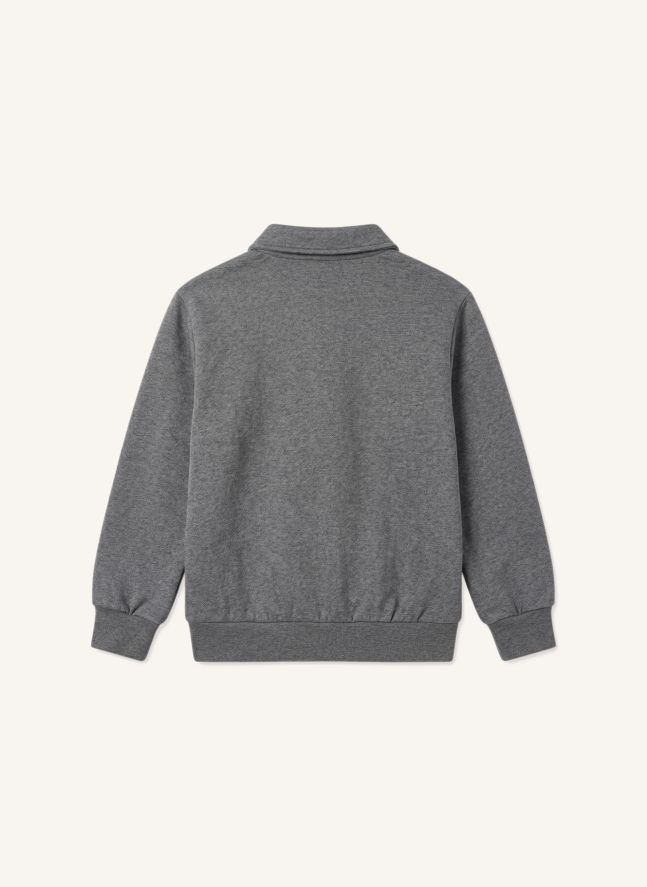 Polo Langford Coton Bio | Gris chiné