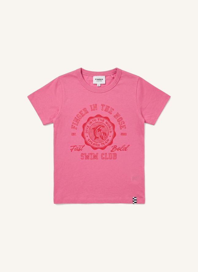 T-shirt Enid | Rouge framboise