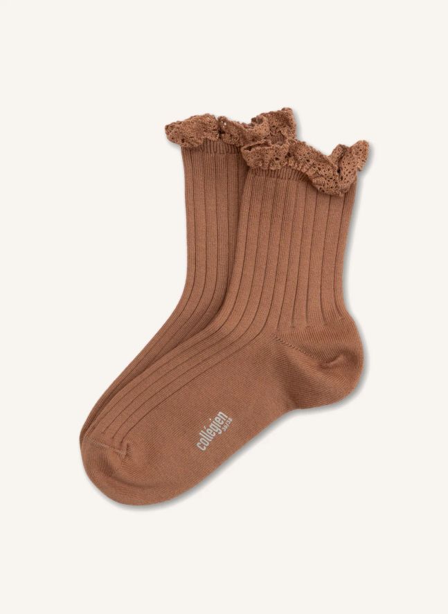 Chaussettes Lili | Marron