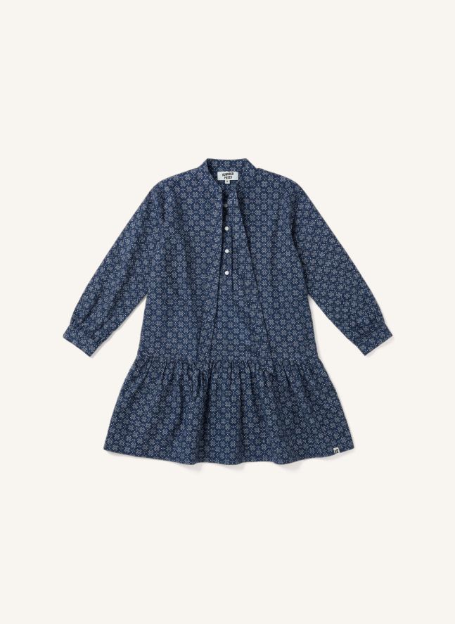 Robe Romy Bandana | Bleu indigo
