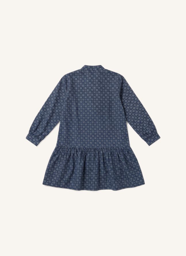 Robe Romy Bandana | Bleu indigo