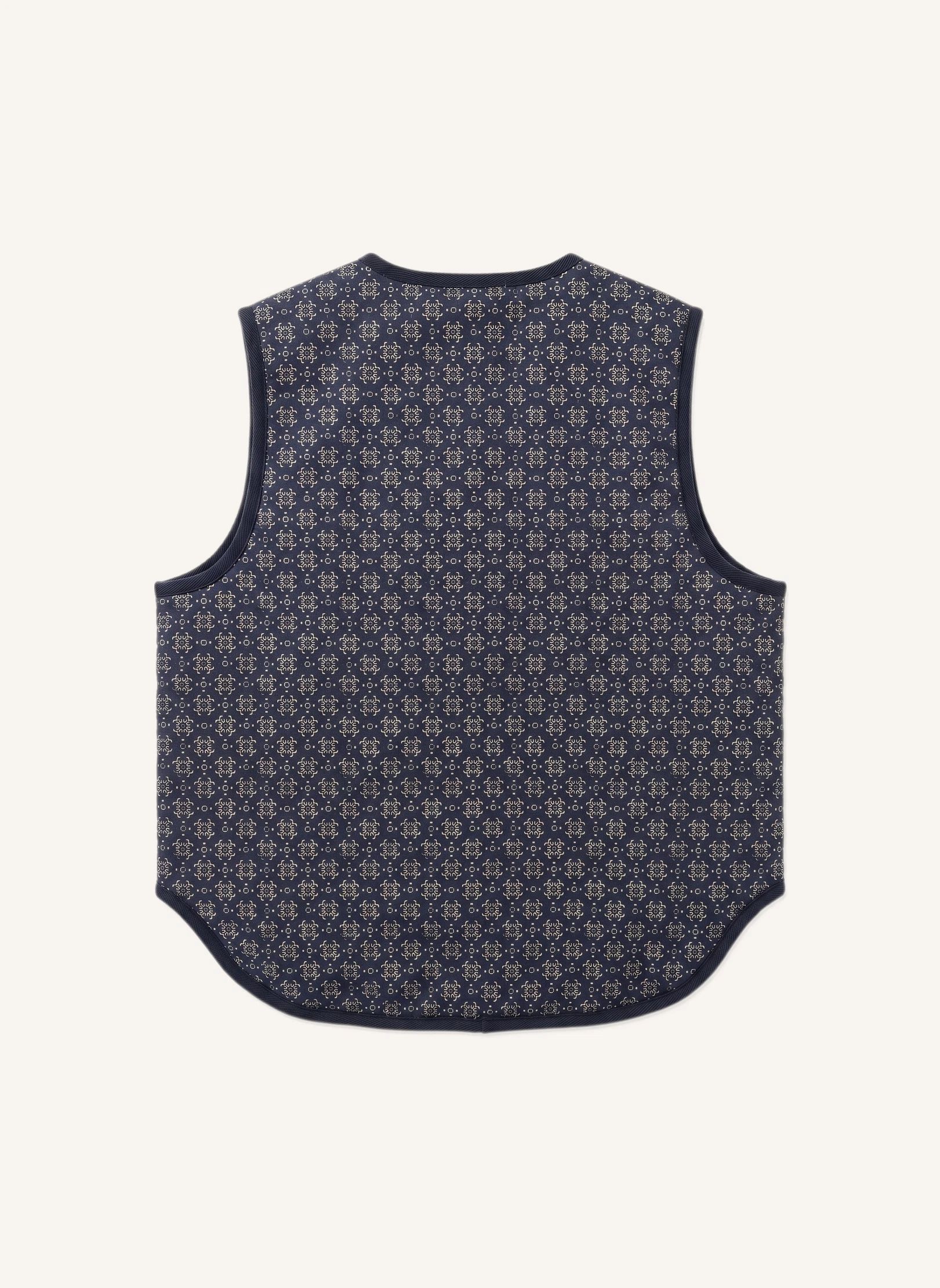 Veste Sans Manches Maria Bandana | Bleu indigo- Image produit n°2