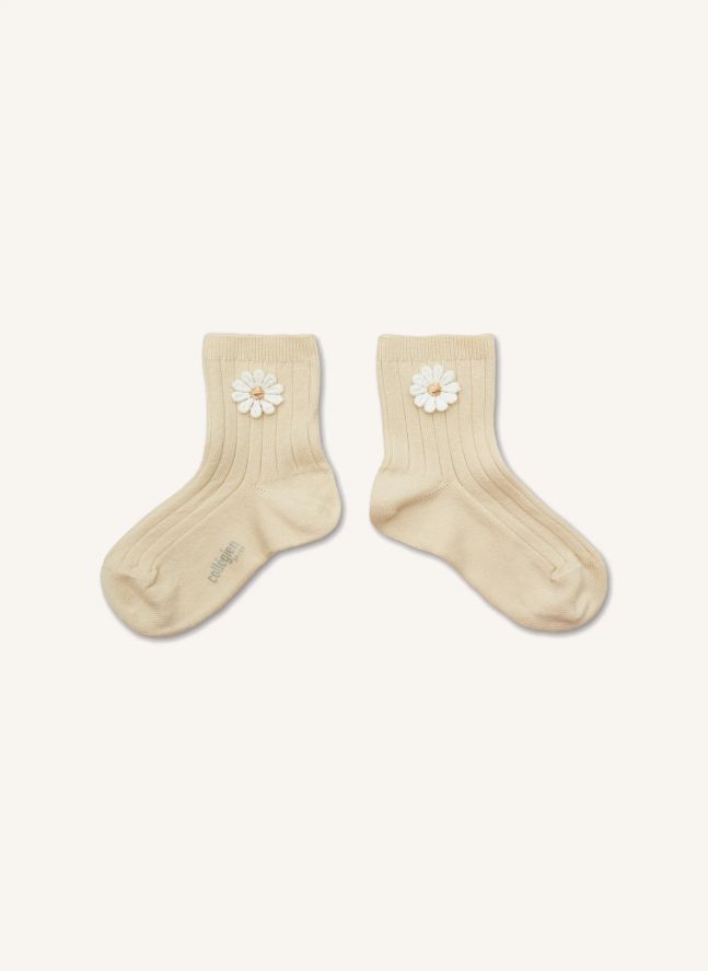 Chaussettes Bérénice | Blanc cassé