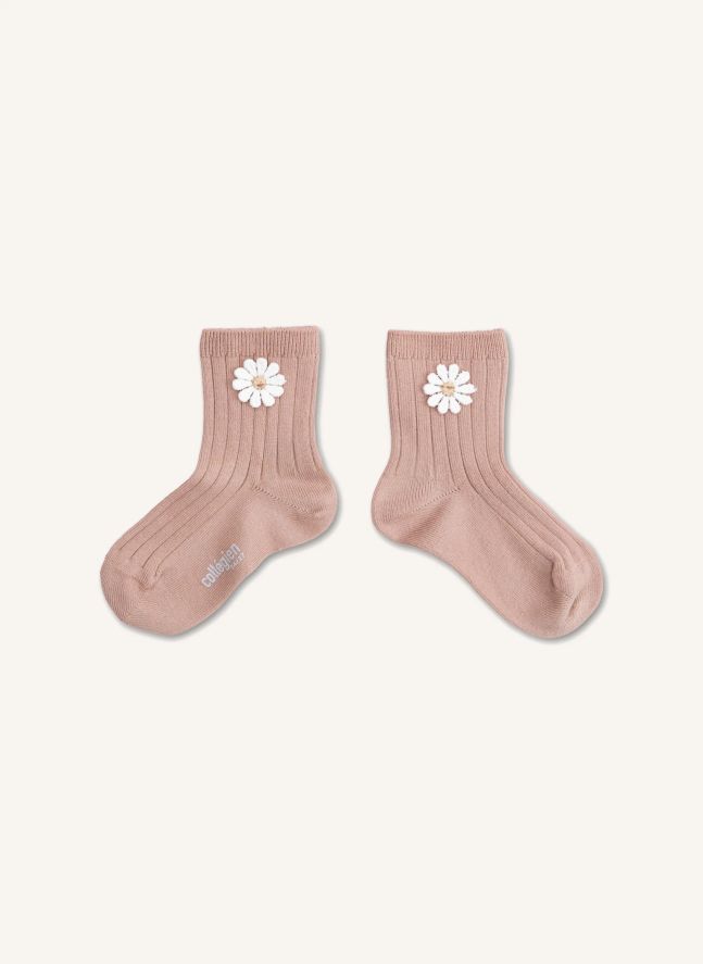 Chaussettes Bérénice | Vieux Rose