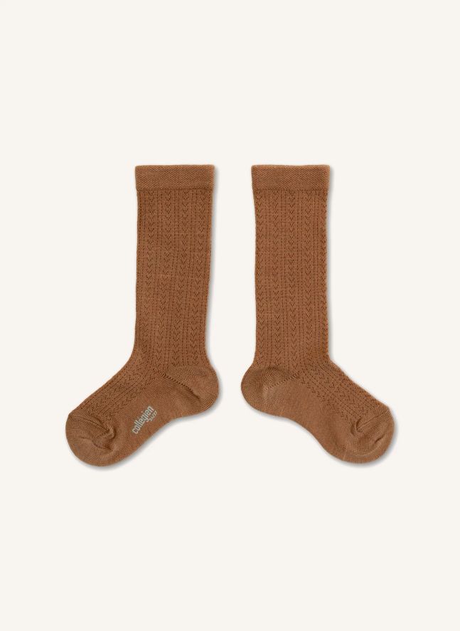 Chaussettes Adele Laine Mérinos | Marron
