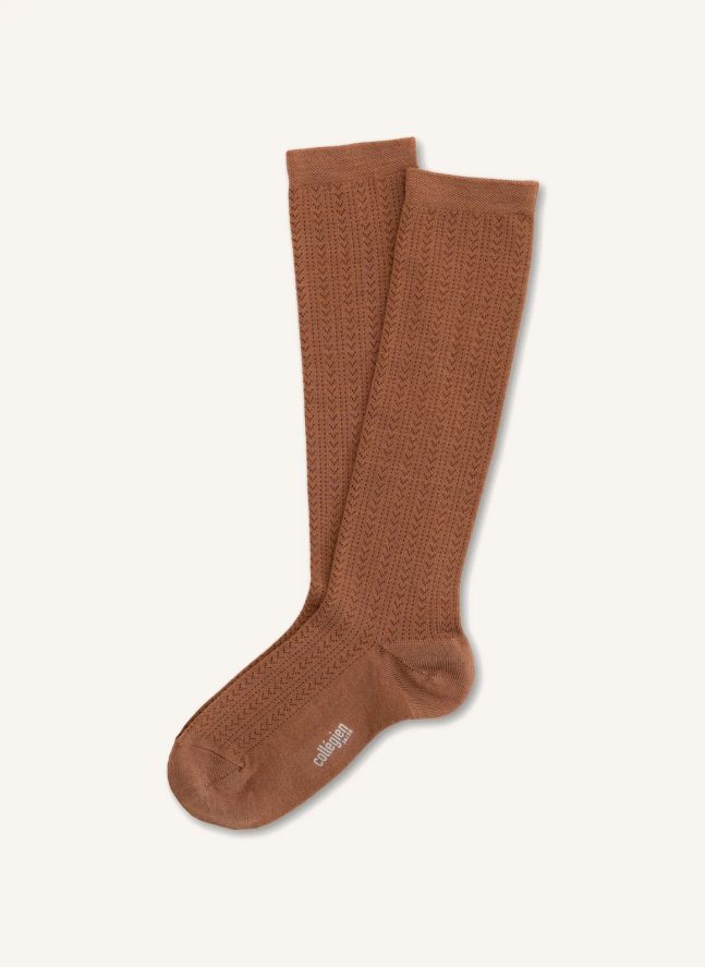 Chaussettes Adele Laine Mérinos | Marron