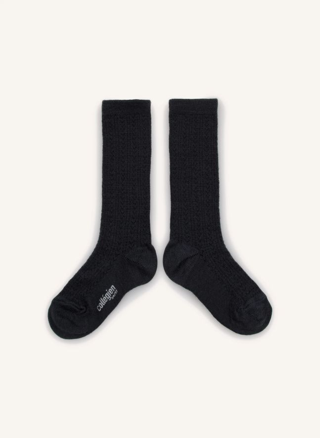 Chaussettes Adele Laine Mérinos | Gris foncé