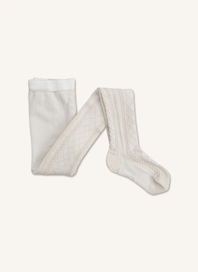 Collants Léopoldine | Blanc cassé