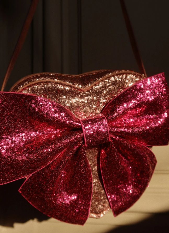 Sac Sequins Tut Nœud | Rose