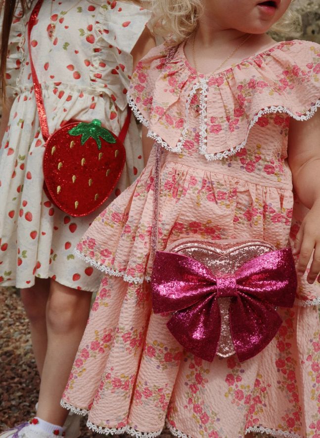 Sac Sequins Tut Nœud | Rose