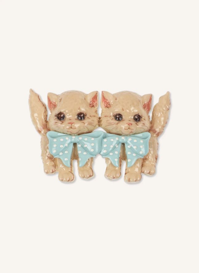 Barrette Chats | Beige