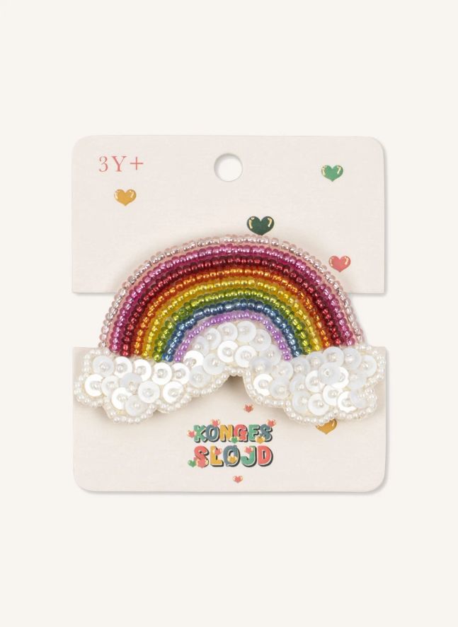 Barrette Arc-en-Ciel | Rose