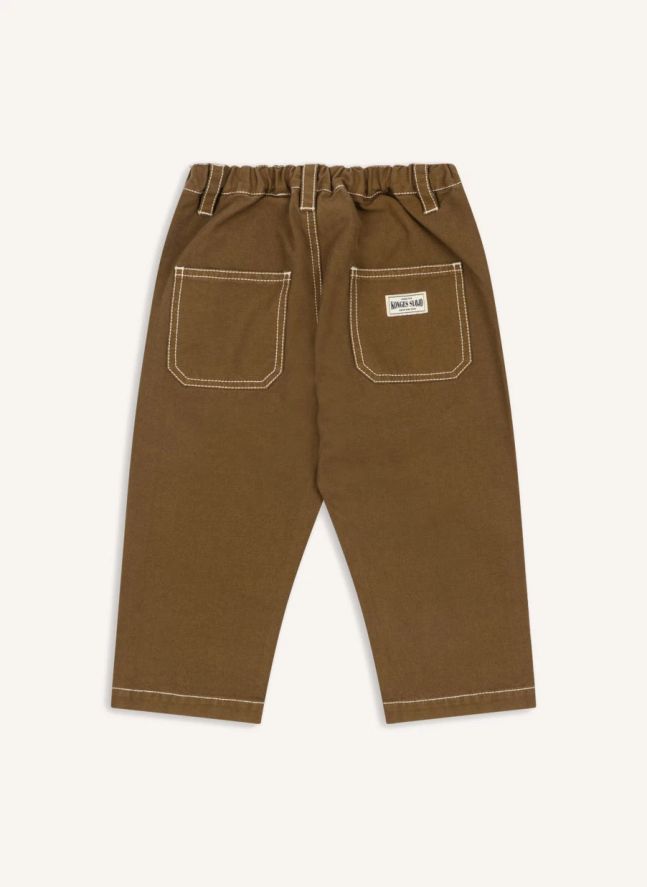 Pantalon Rida Coton Bio | Brun