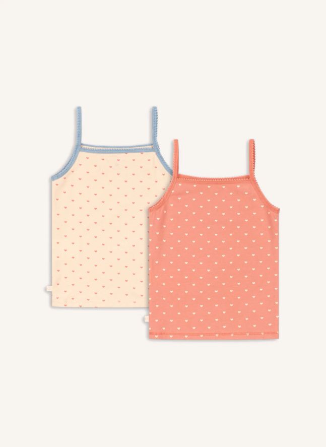 Lot de 2 Débardeurs Canard Coton Bio | Rose