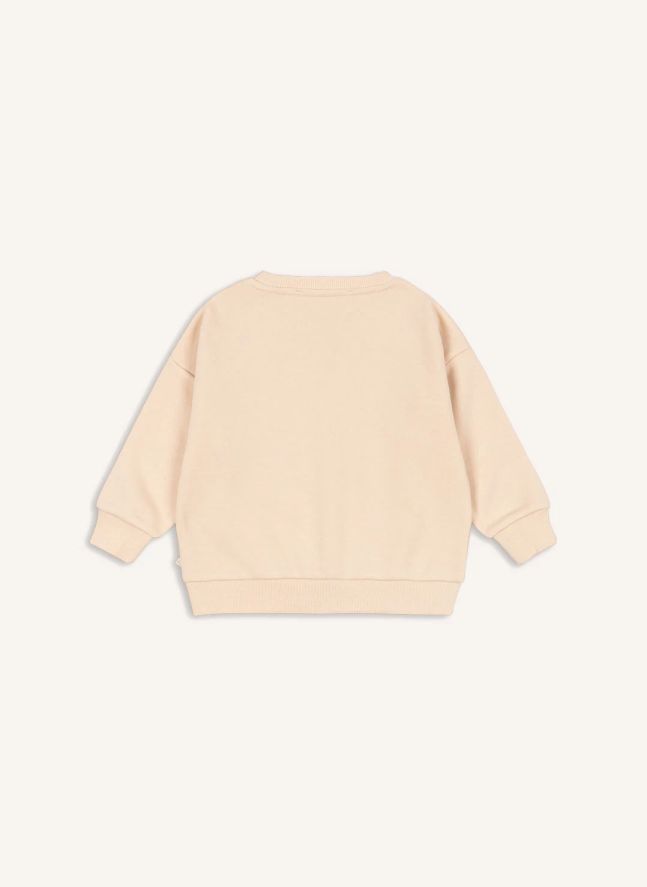 Sweat Sequins Lou Bella Fortuna Coton Bio | Crème