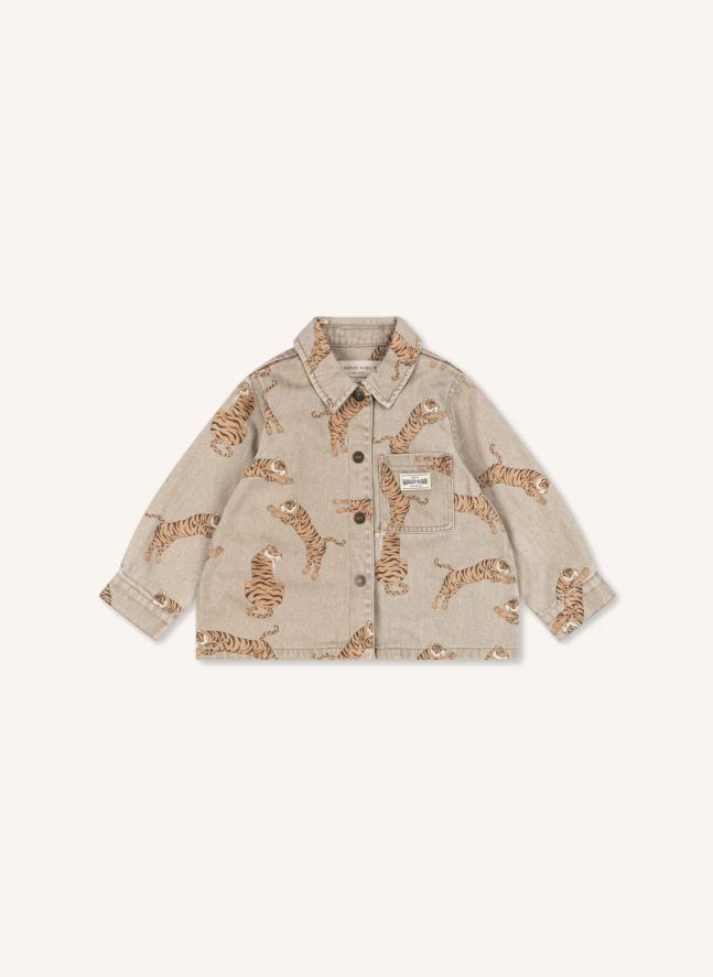 Chemise Magot Tigres Denim Coton Bio | Beige