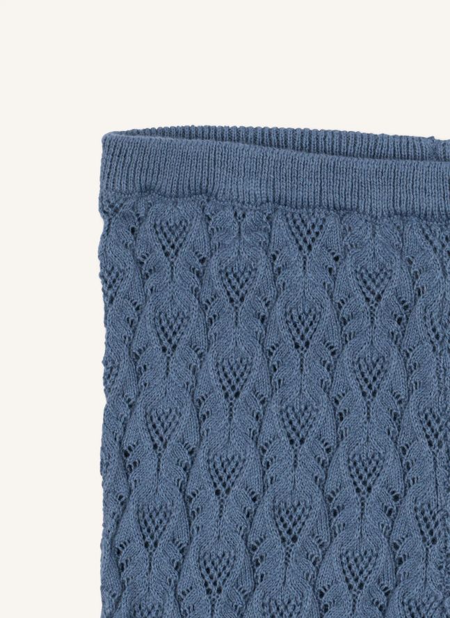 Pantalon Maille Rosier | Bleu