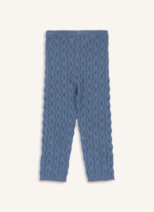Pantalon Maille Rosier | Bleu