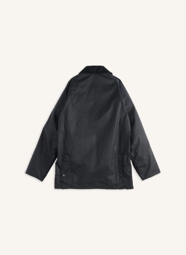 Chaqueta Bedale Wax de fibras recicladas | Azul Marino