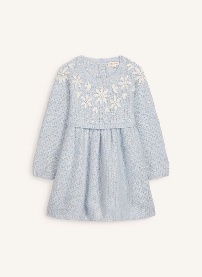 Robe Lyndia Alpaga | Bleu pâle