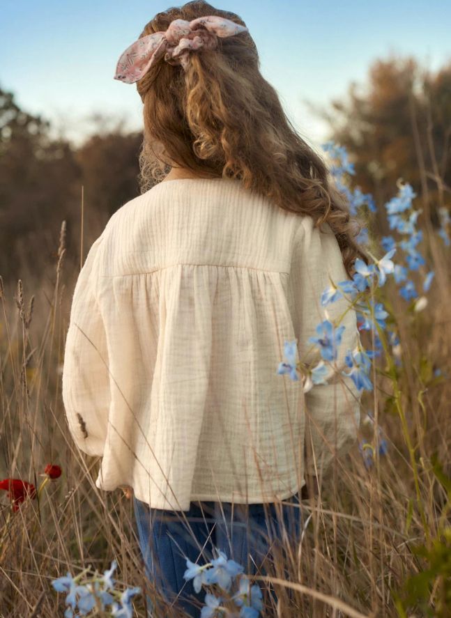 Blouse Kerstin Coton Bio | Crème