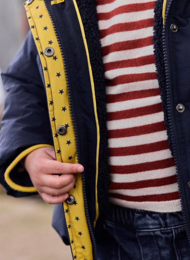 Parker Baby Coat | Navy blue