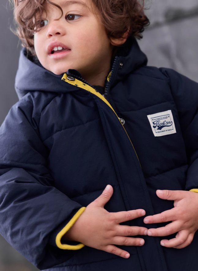 Parker Baby Coat | Navy blue