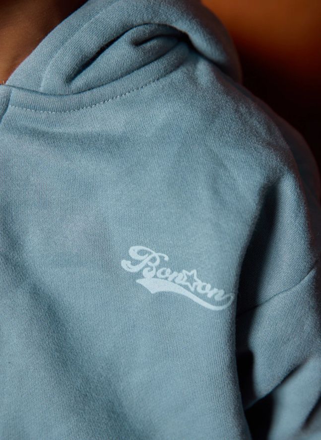 Sweat Zippé Power | Bleu horizon